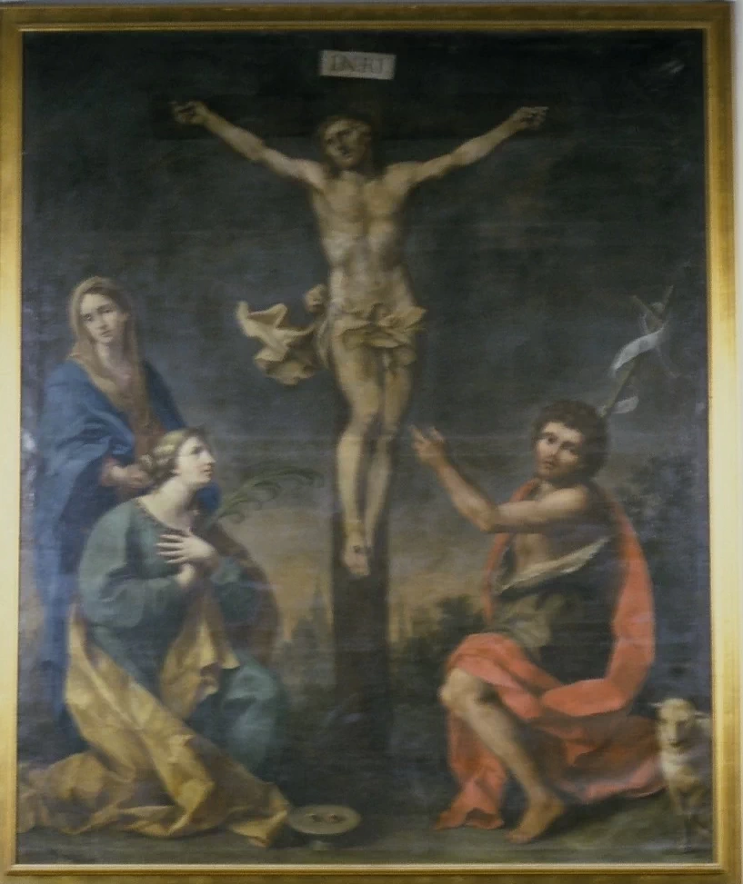Crocifissione di Gesù Cristo con la Madonna, Santa Lucia e San Giovanni Battista - Piagge